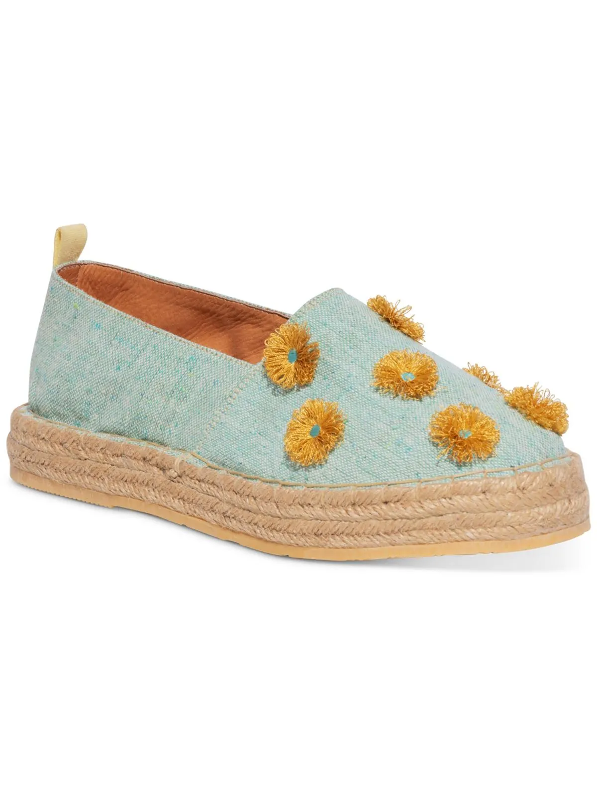 SC SOIL MOCASINES Womens Leather Flat Espadrilles