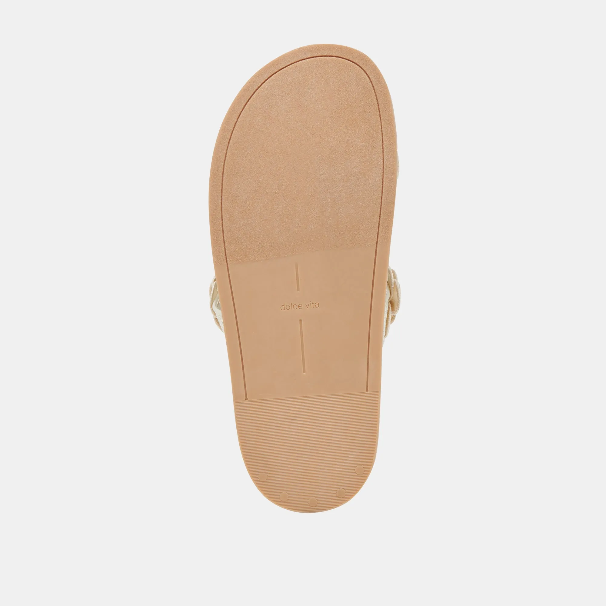 SHERLA SANDALS WHITE RAFFIA