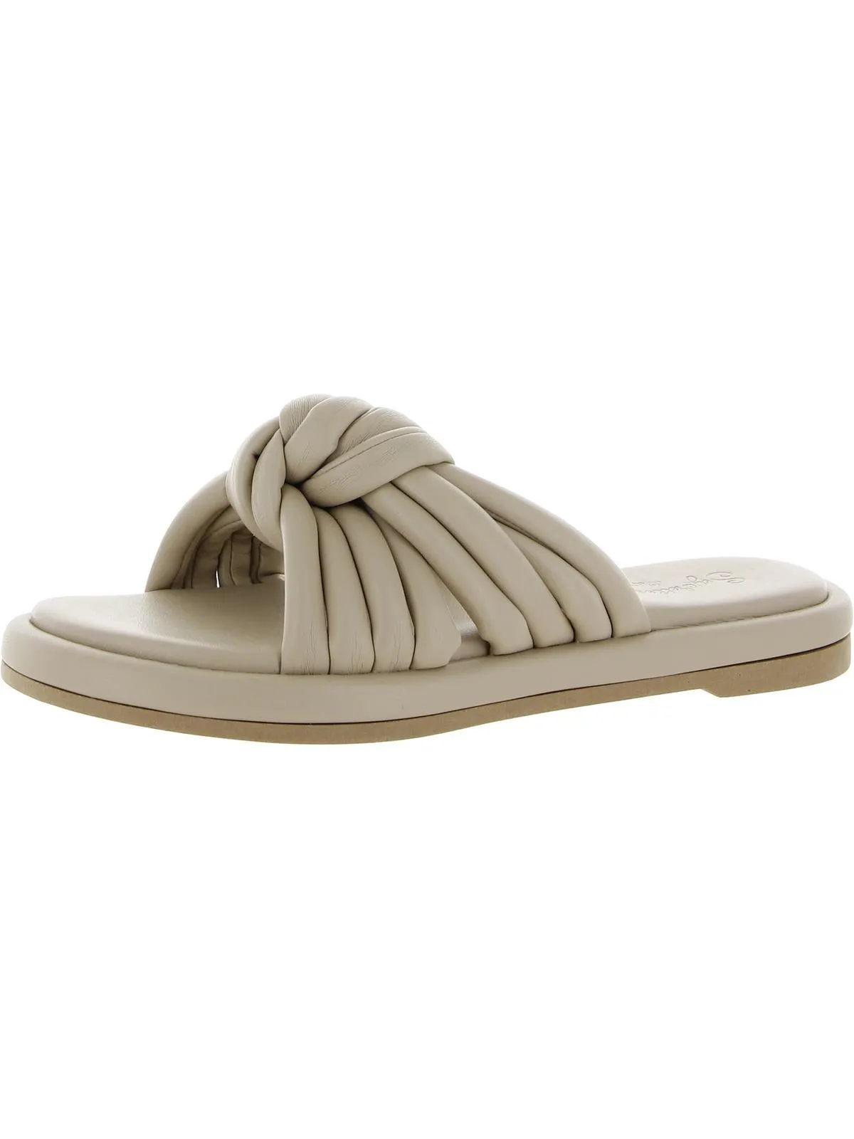 Simply The Best Womens Slip On Open Toe Slide Sandals