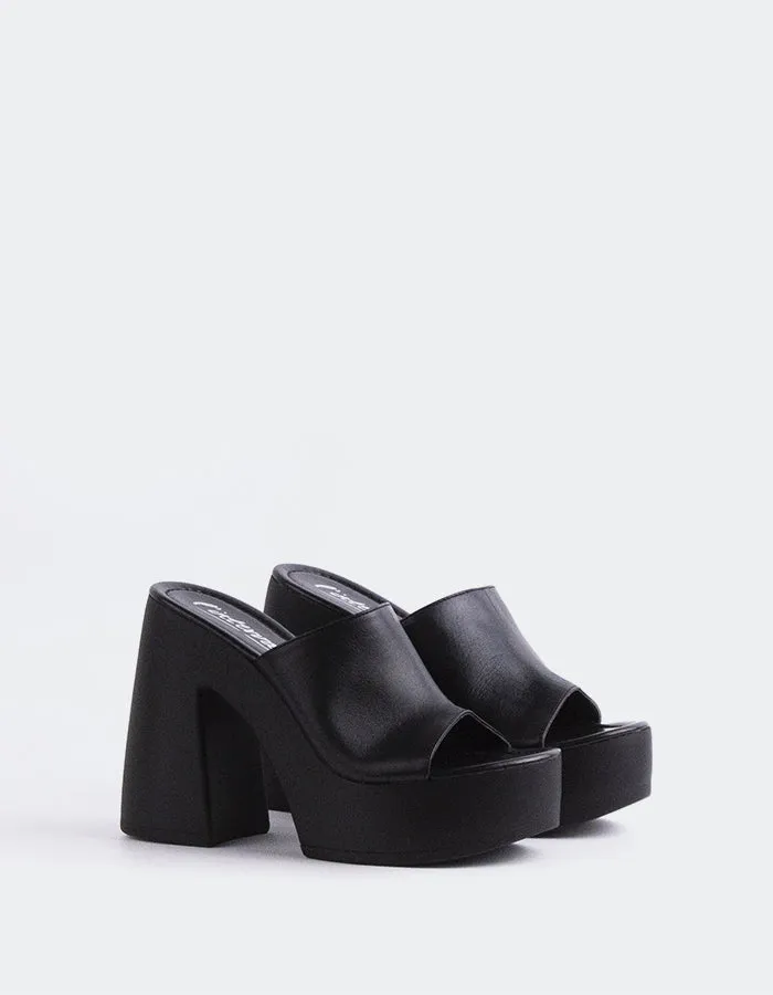 Smyrni Black Leather