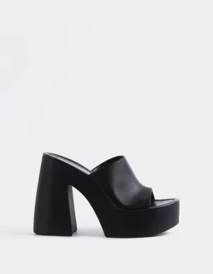 Smyrni Black Leather