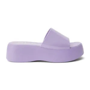 Solar Platform Sandal In Lilac