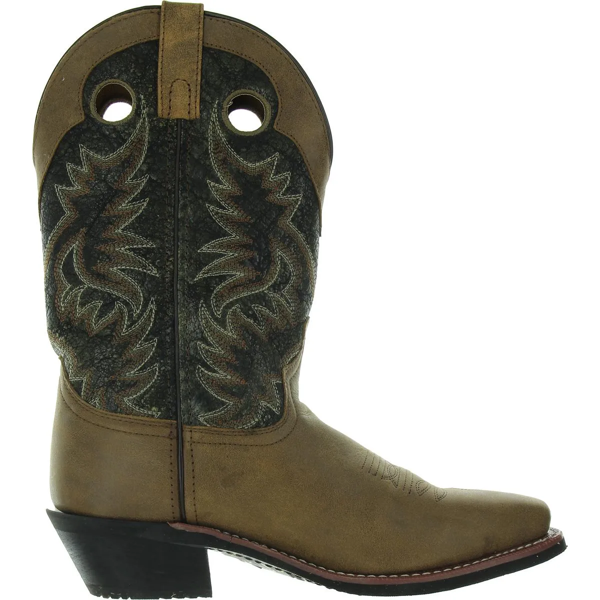Stillwater Mens Embroidered Leather Cowboy, Western Boots