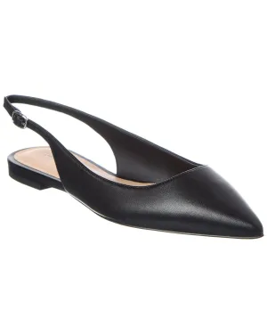 Stuart Weitzman Mara Leather Slingback Flat