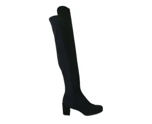 Stuart Weitzman Women's Mid Suede With Elastic Back Knee Boot