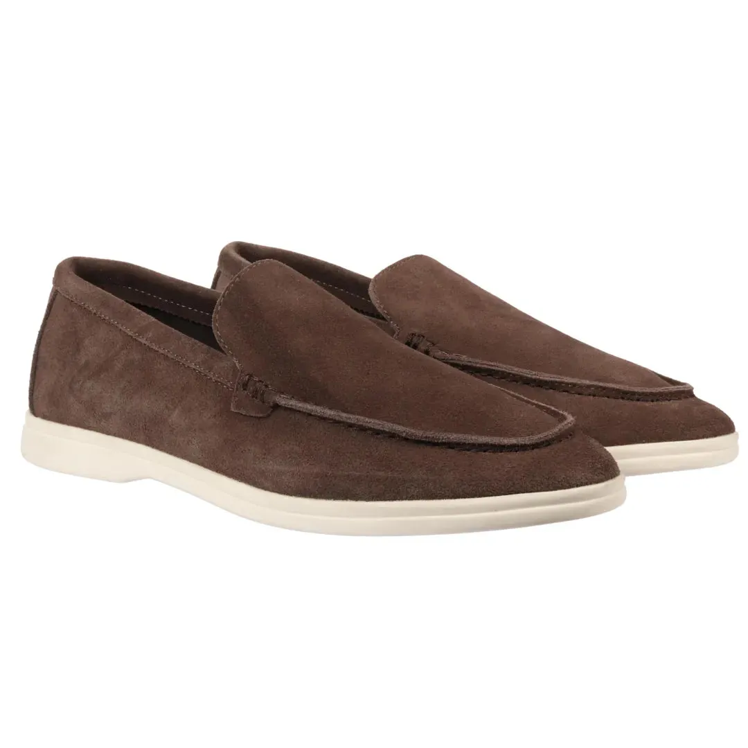 Suede Slip On Comfort Fit Loafers