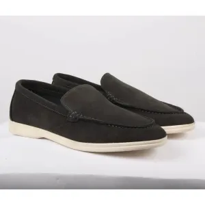 Suede Slip On Comfort Fit Loafers