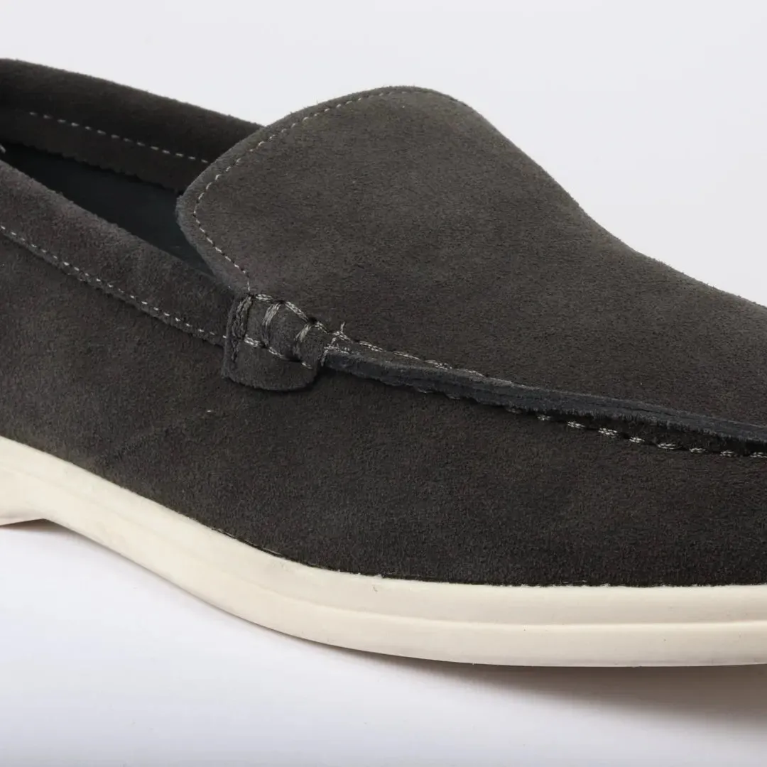 Suede Slip On Comfort Fit Loafers
