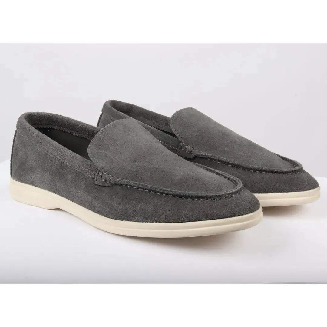 Suede Slip On Comfort Fit Loafers