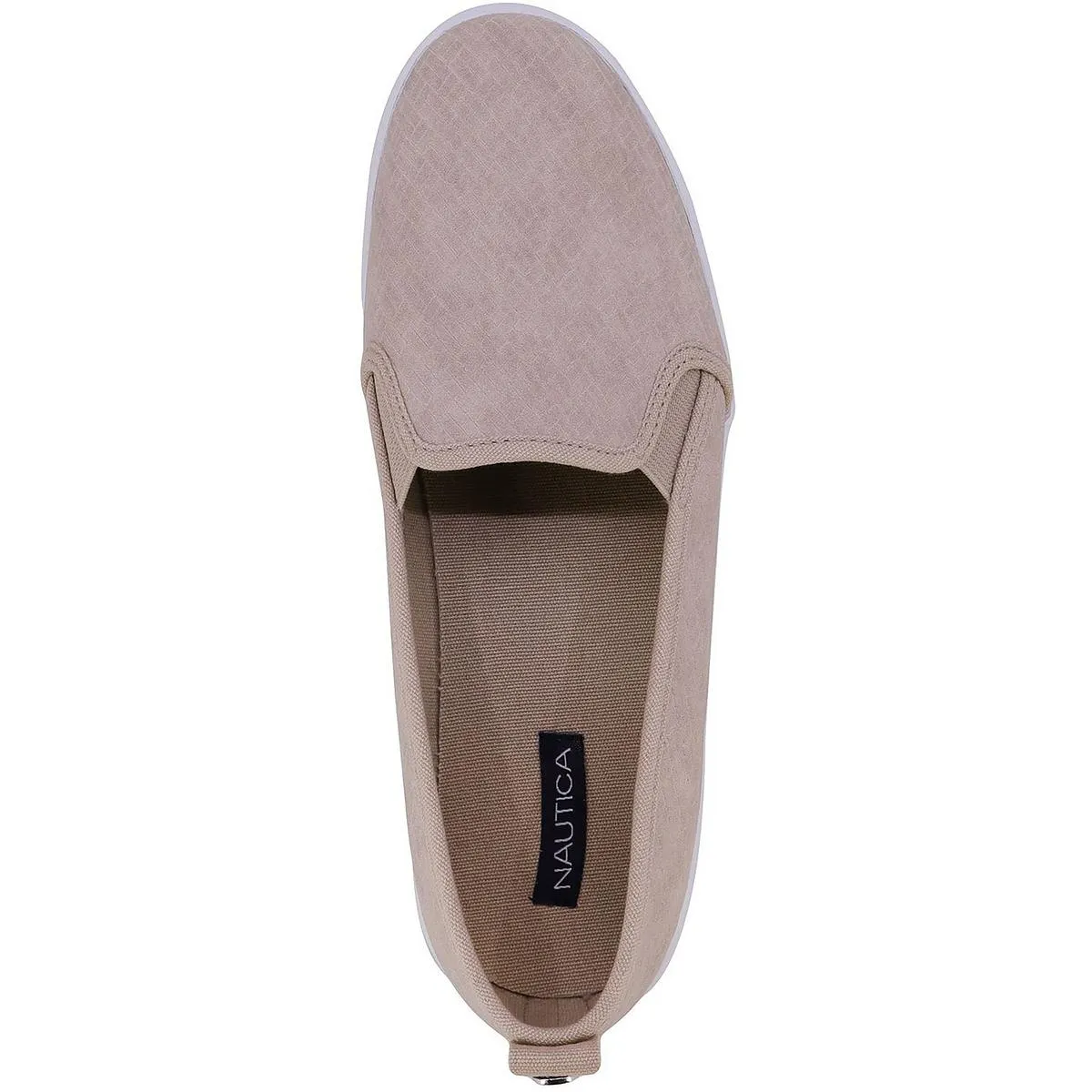 Sunchaser Womens Faux Leather Low-Top Slip-On Sneakers