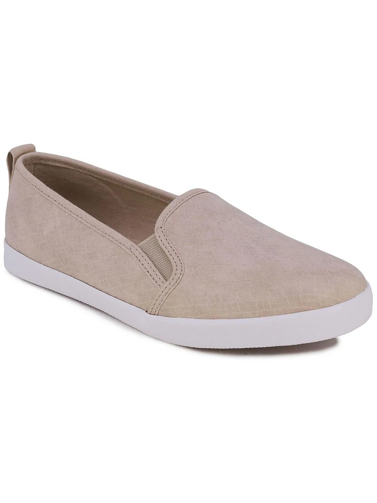 Sunchaser Womens Faux Leather Low-Top Slip-On Sneakers