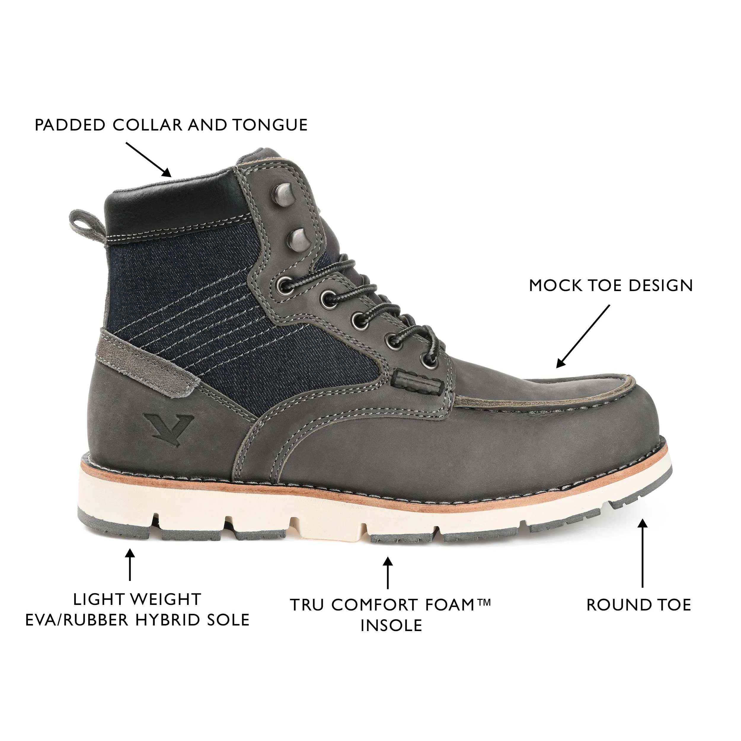 Territory Mack 2.0 Cap Moc Toe Ankle Boot