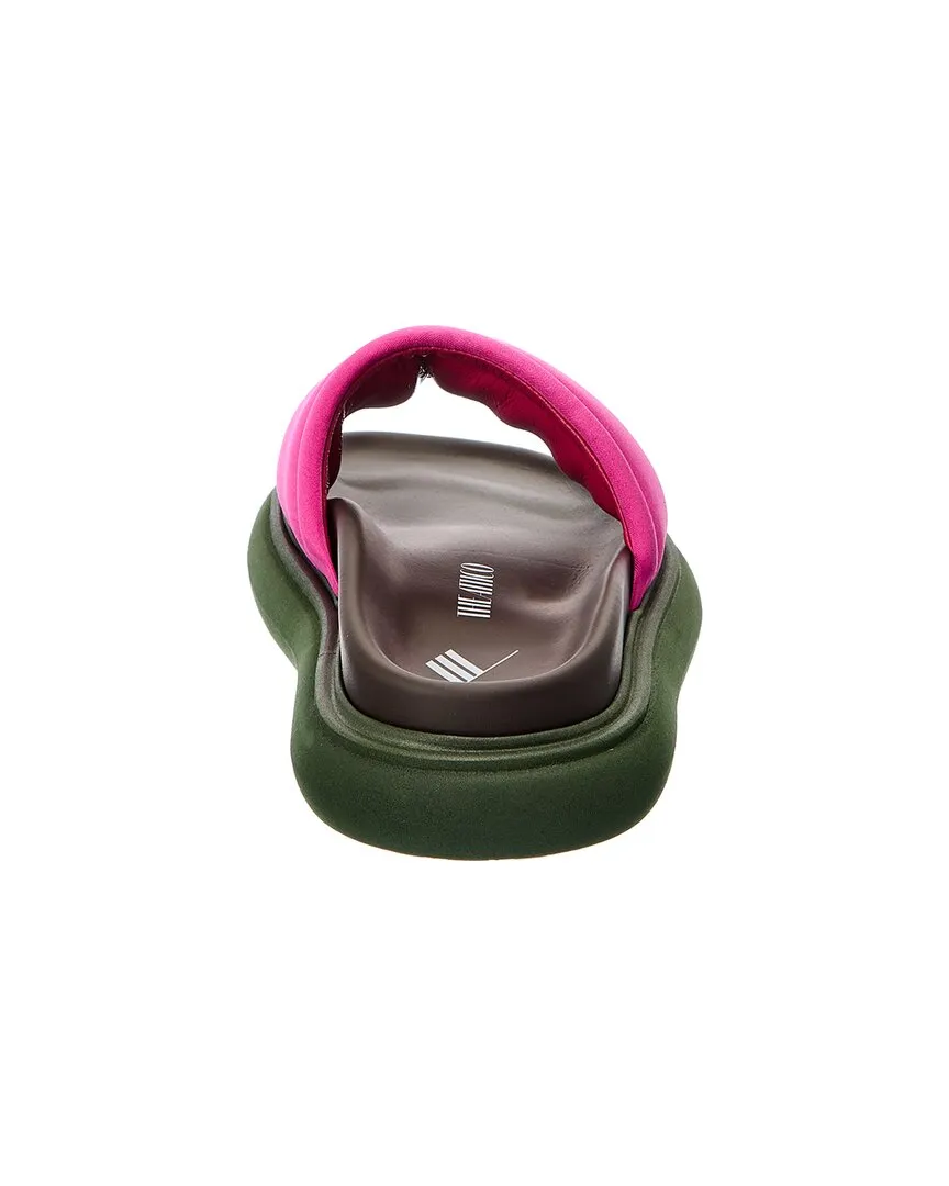 The Attico Padded Satin Platform Sandal