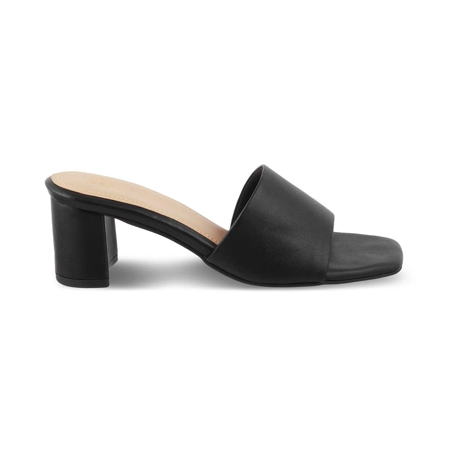 The Barie Black Women's Casual Block Heel Sandals Tresmode