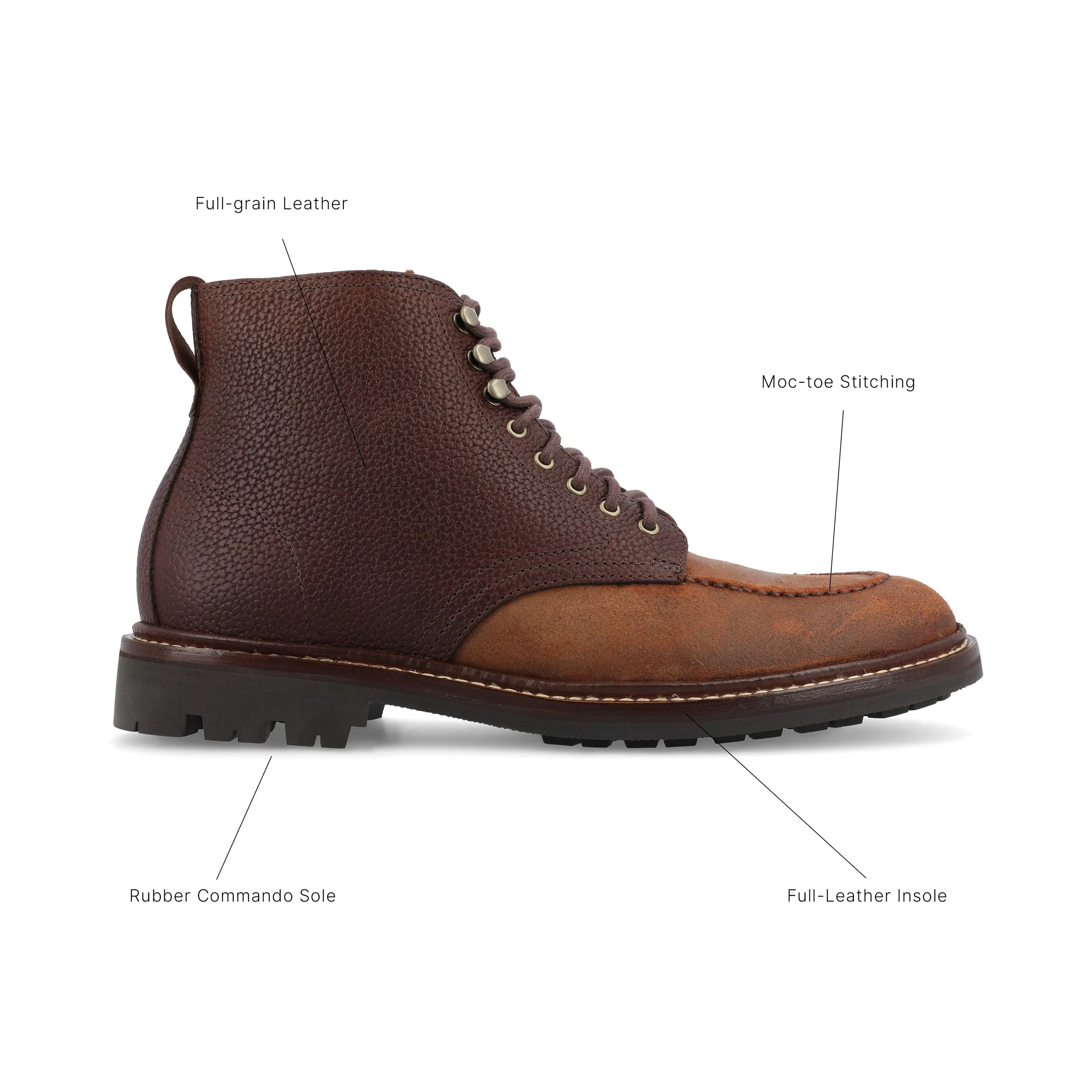 The Darcey Boot in Brown