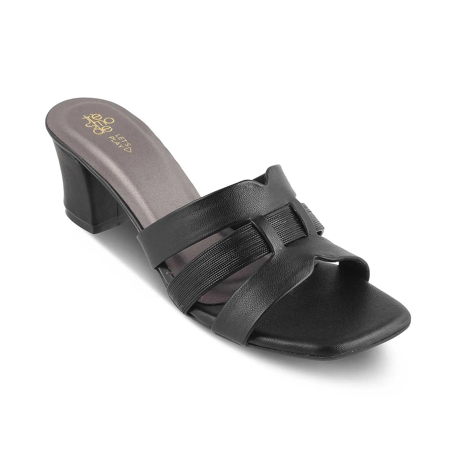 The Tosilo Black Women's Dress Block Heel Sandals Tresmode