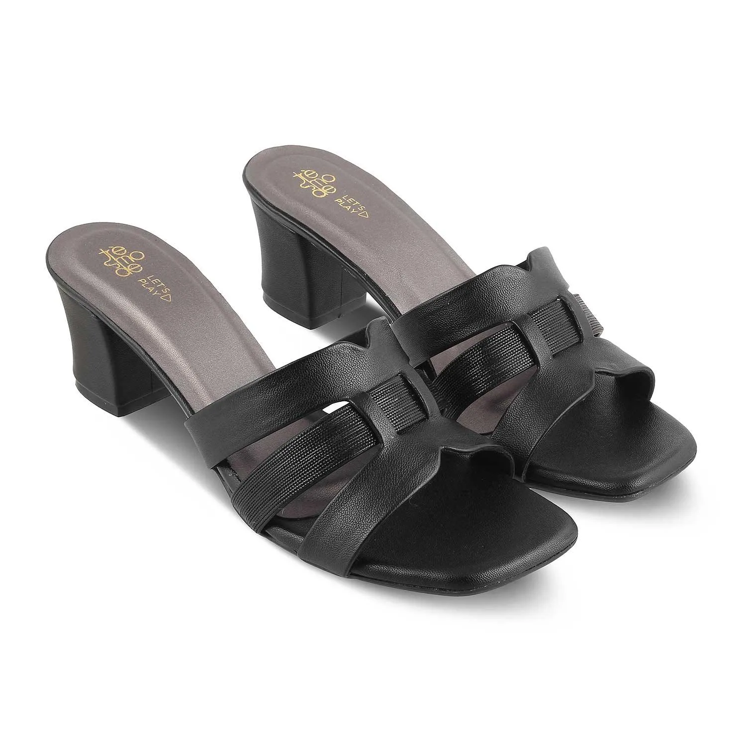 The Tosilo Black Women's Dress Block Heel Sandals Tresmode