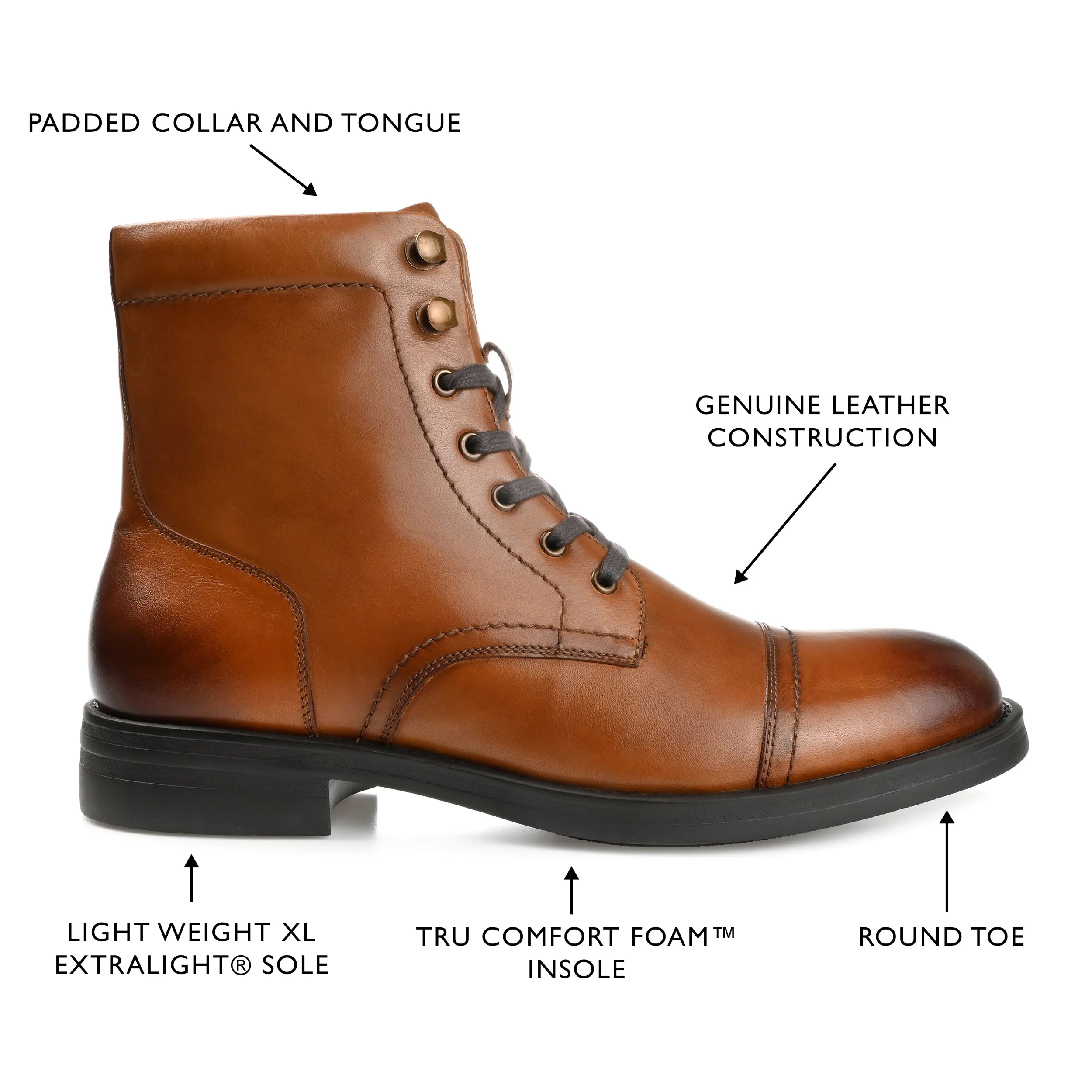 Thomas & Vine Darko Cap Toe Ankle Boot