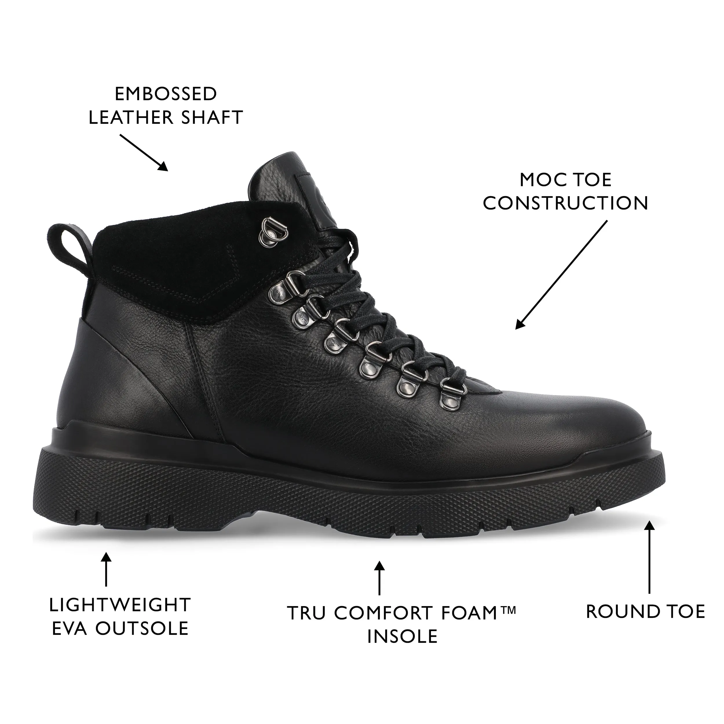 Thomas & Vine Sherman Water Resistant Plain Toe Ankle Boot