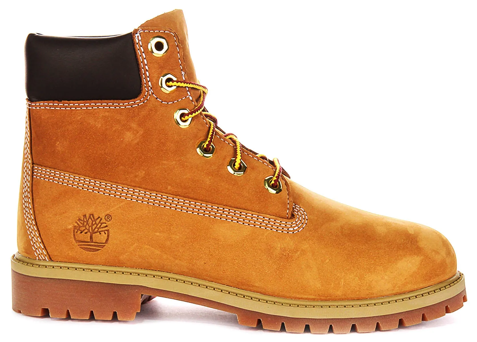 Timberland 12909 6inch Waterproof Boot In Wheat For Junior Shoes Timberland