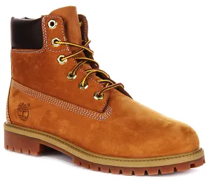 Timberland 12909 6inch Waterproof Boot In Wheat For Junior Shoes Timberland