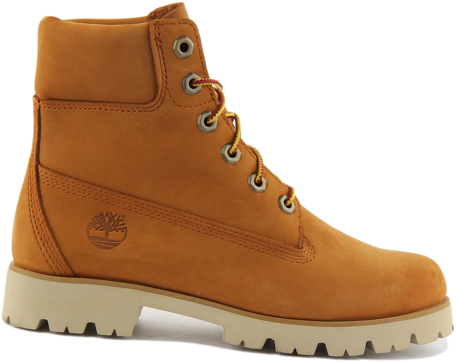 Timberland 6 inch Lace up Boot In Wheat For Women Shoes Timberland