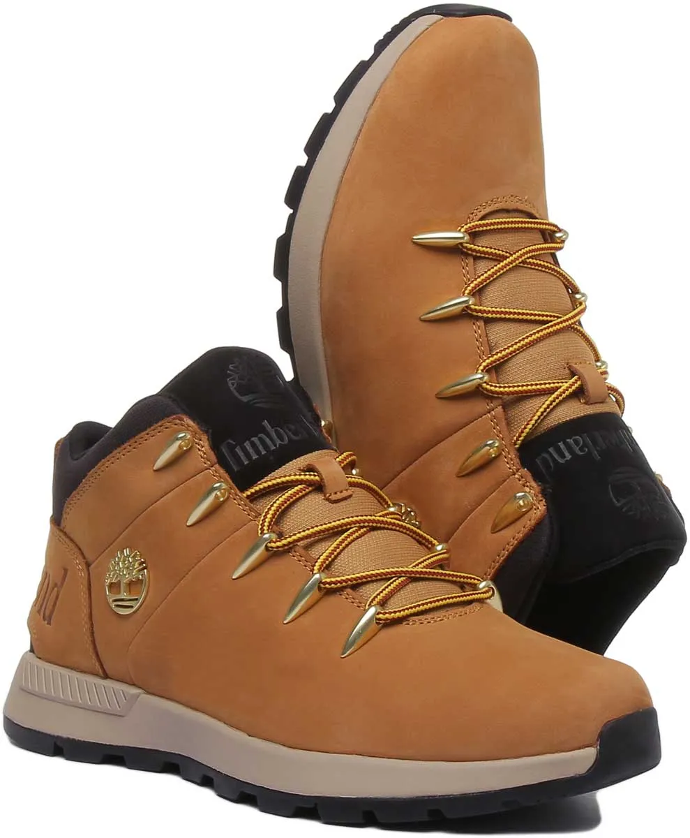 Timberland A1Xvq Sprint Trekker Mid Lace Up Boot In Wheat For Men Shoes Timberland