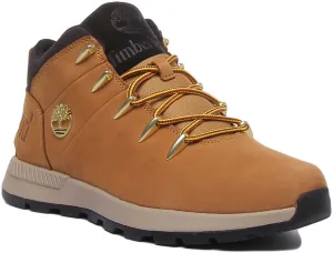Timberland A1Xvq Sprint Trekker Mid Lace Up Boot In Wheat For Men Shoes Timberland