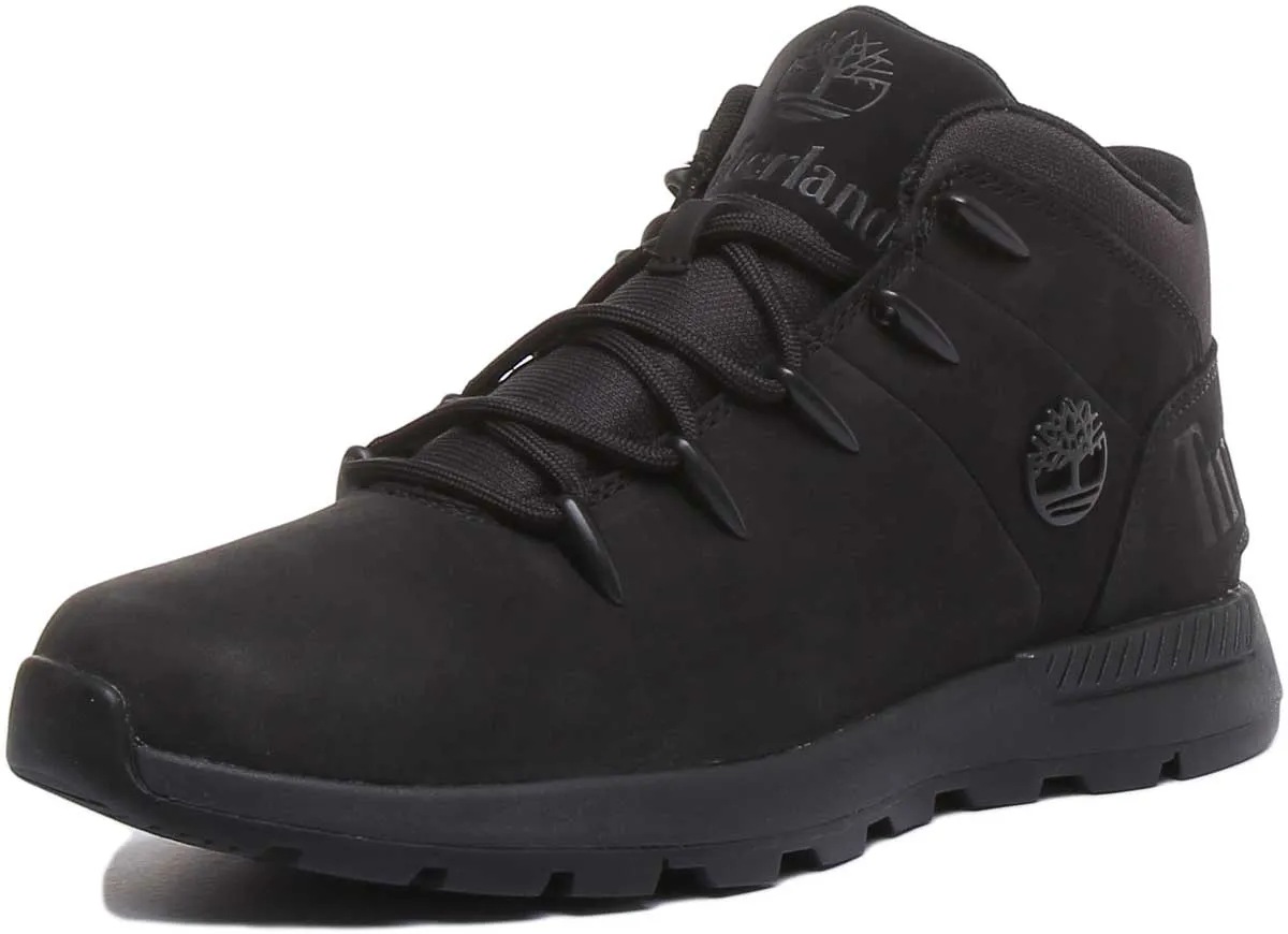 Timberland A1Yn5 Sprint Trekker Mid Boot In Black For Men Shoes Timberland
