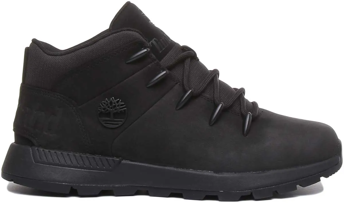Timberland A1Yn5 Sprint Trekker Mid Boot In Black For Men Shoes Timberland