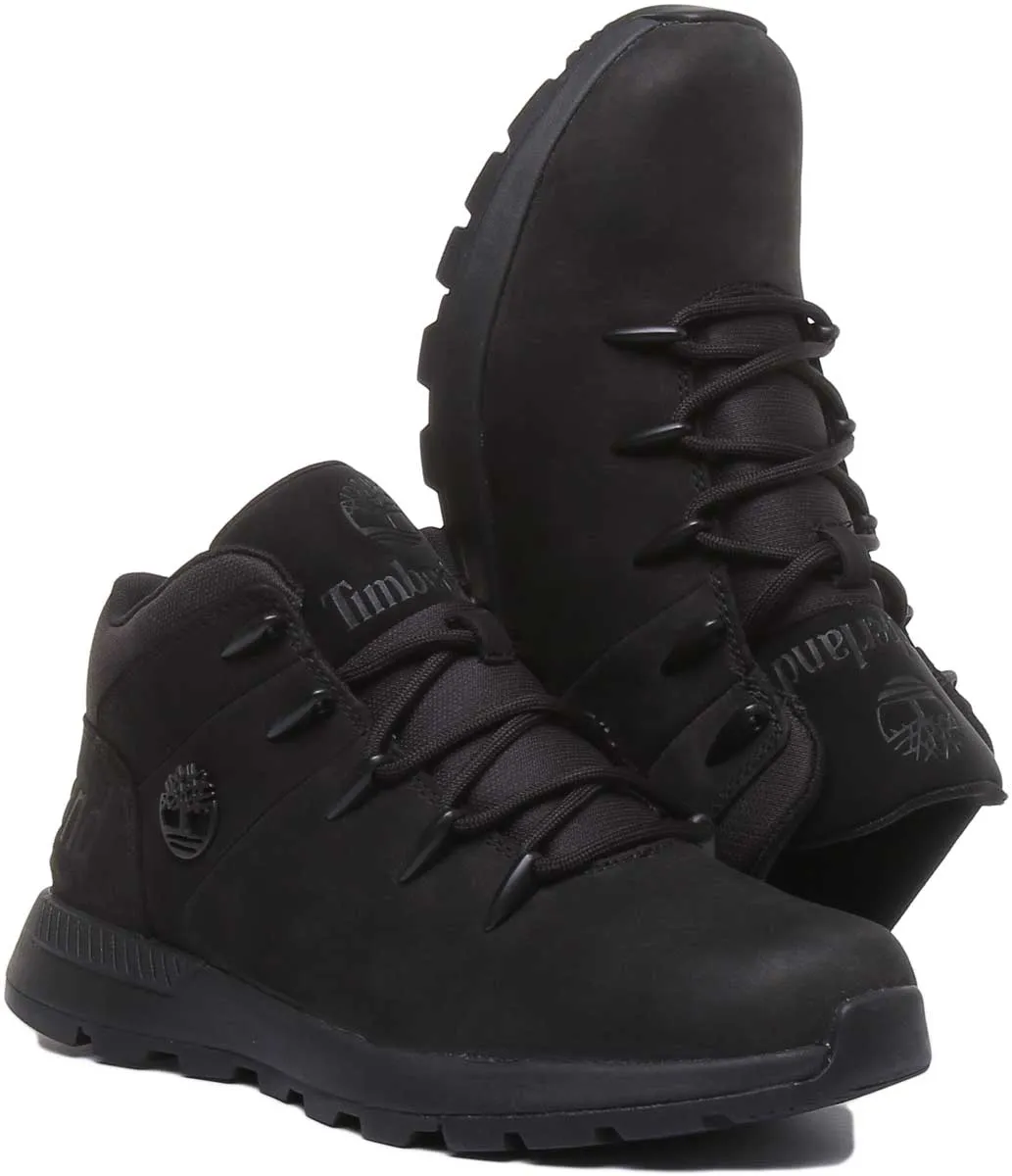 Timberland A1Yn5 Sprint Trekker Mid Boot In Black For Men Shoes Timberland