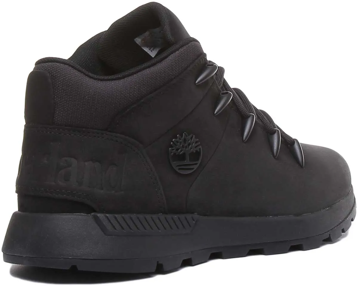 Timberland A1Yn5 Sprint Trekker Mid Boot In Black For Men Shoes Timberland