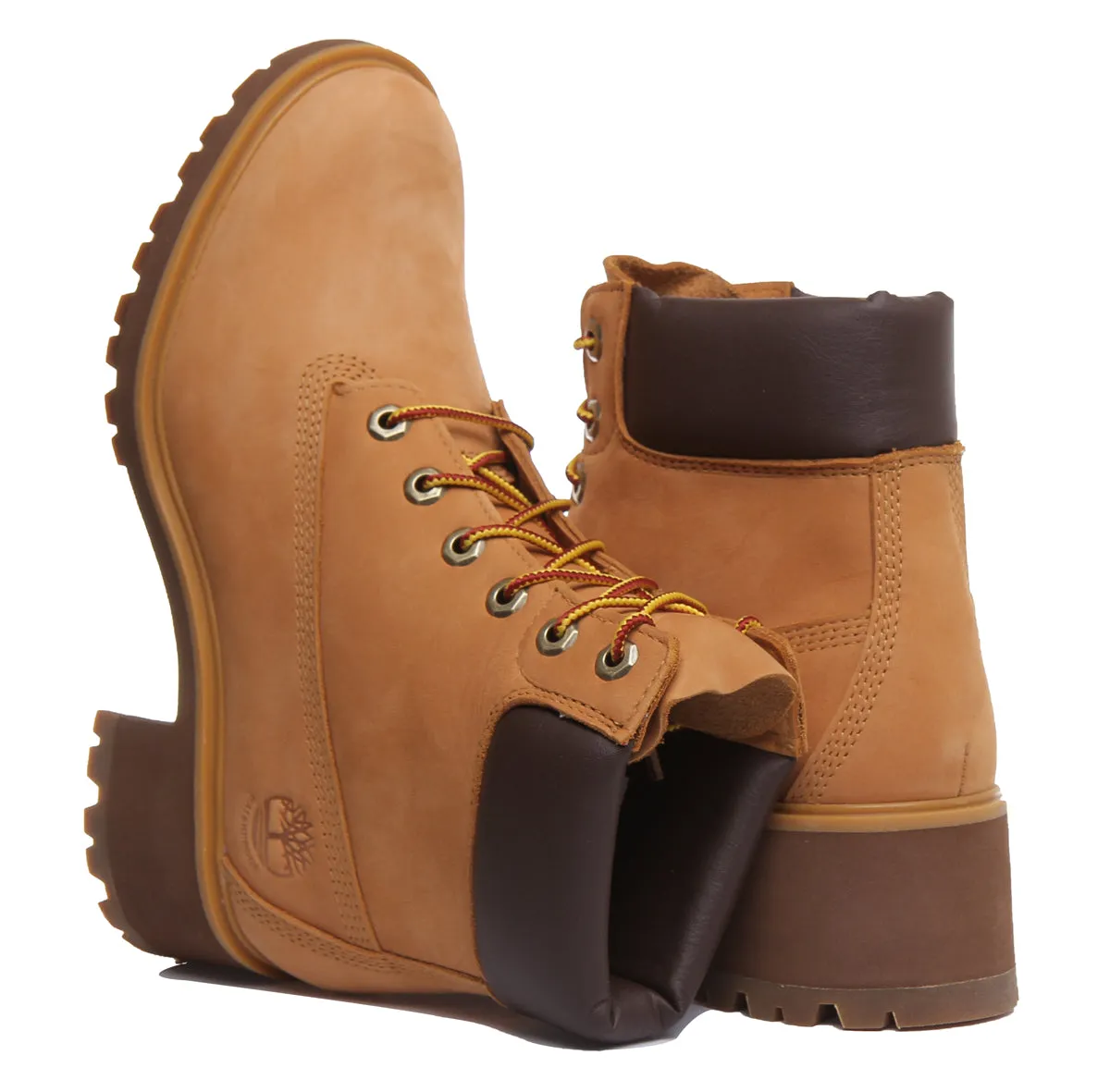 Timberland A25Bs Kinsley Heeled Boot In Wheat For Women Shoes Timberland