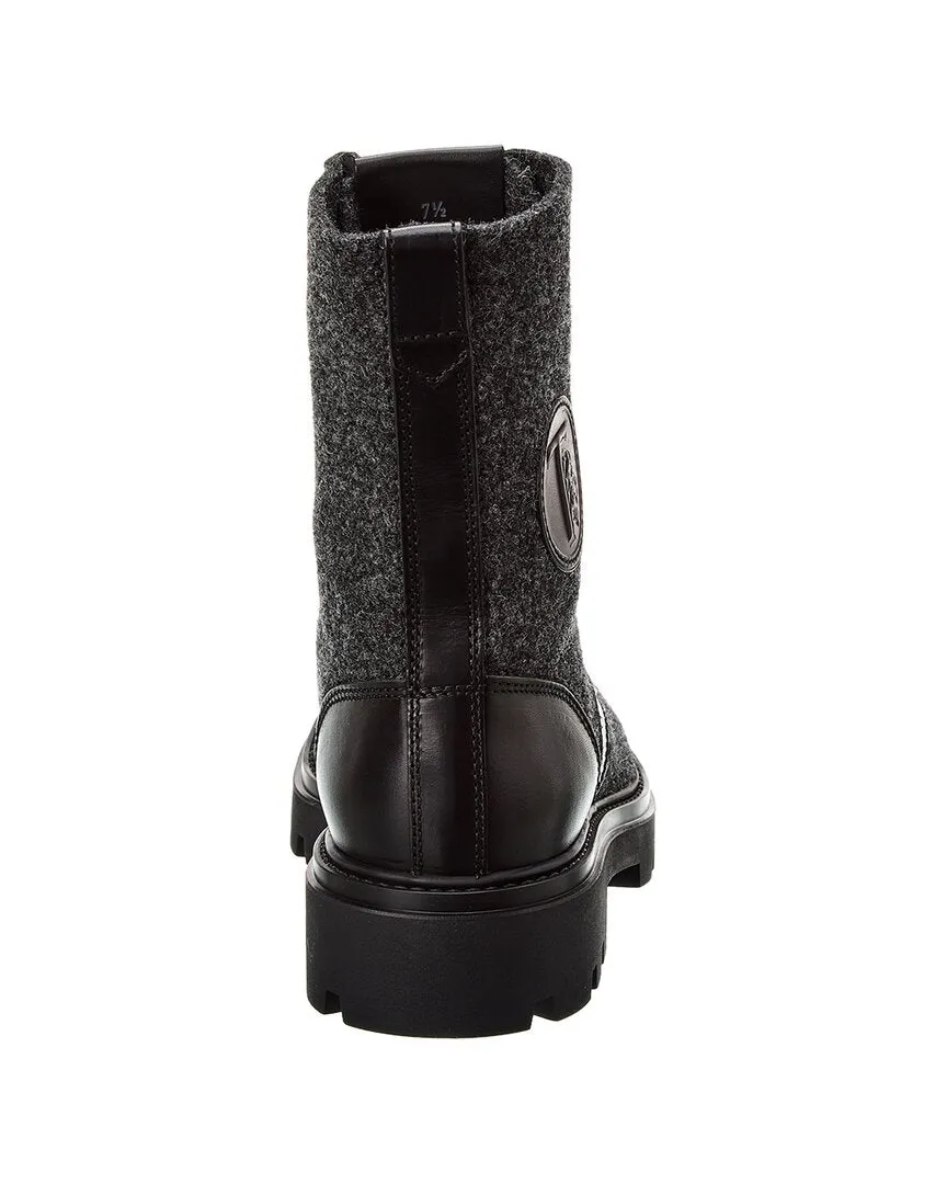 TOD��s Felt & Leather Boot