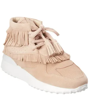 TODs Fringe Suede Sneaker