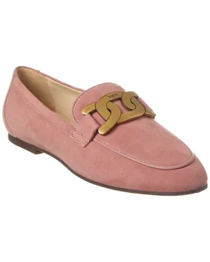 TOD��s Kate Suede & Leather Loafer