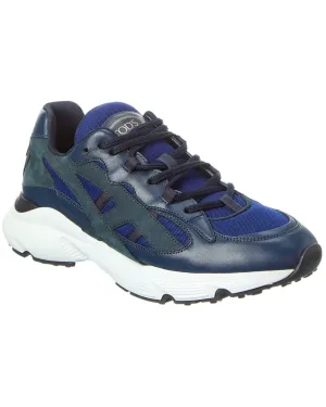 TOD��s Leather & Mesh Sneaker