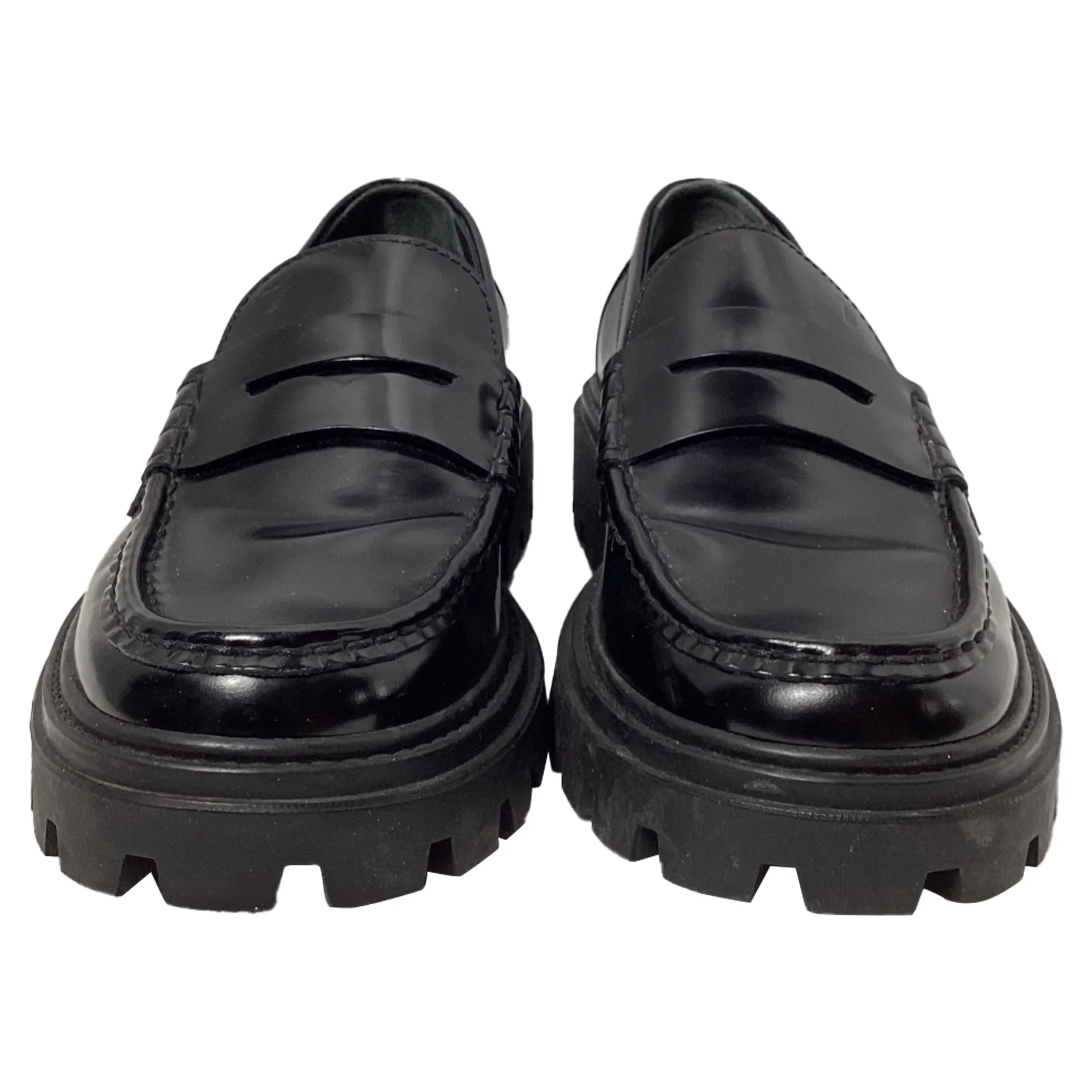 Tod's Penny Loafers in Black Leather