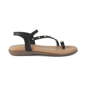 Tresmode Hastud Black Women's Casual Flats