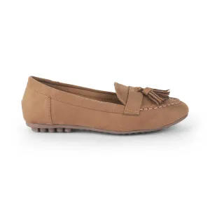 Tresmode Jonum Camel Women's Dress Tassel Loafers