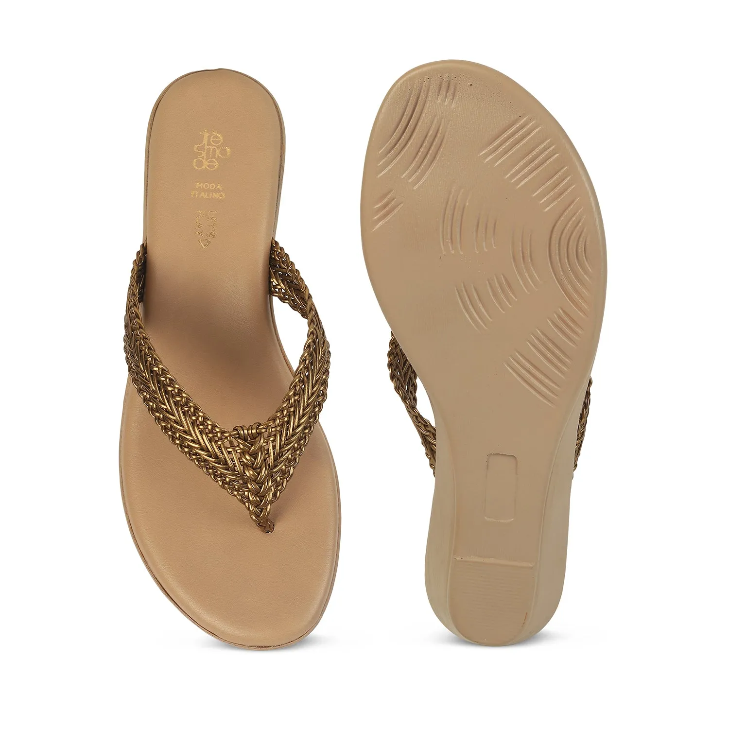 Tresmode Soeve Bronze Women's Dress Sandals