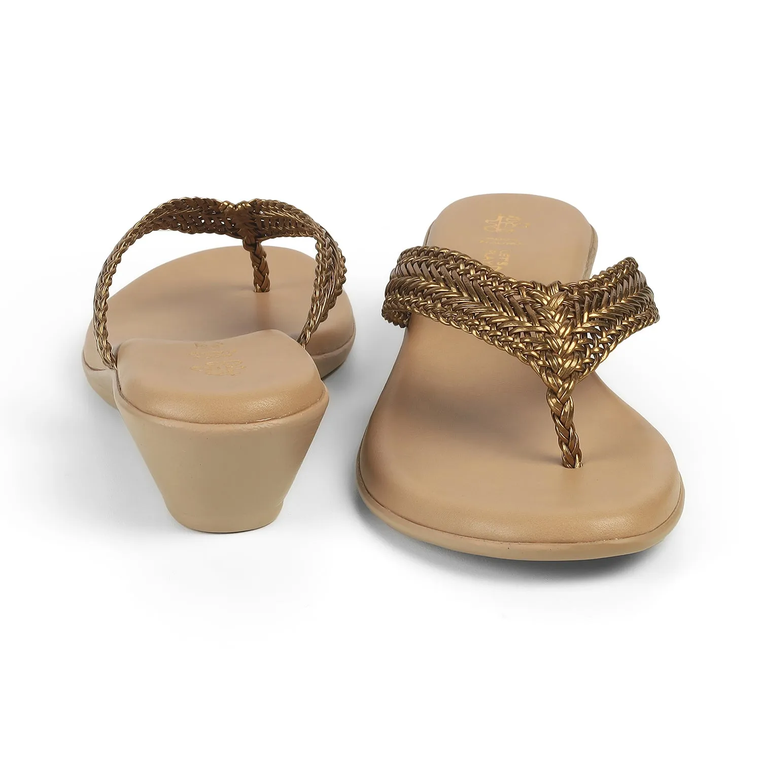 Tresmode Soeve Bronze Women's Dress Sandals