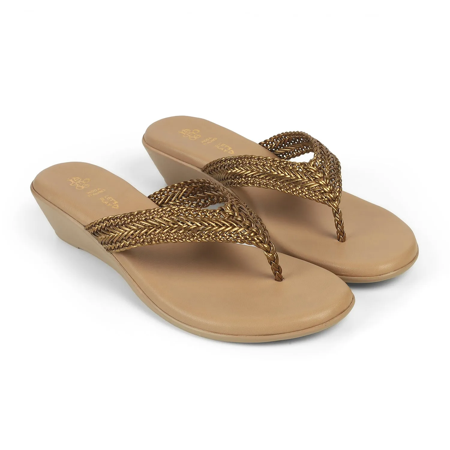 Tresmode Soeve Bronze Women's Dress Sandals