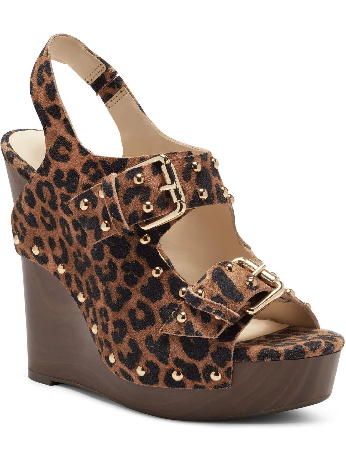 Tymina Womens Leather Slingback Platform Sandals