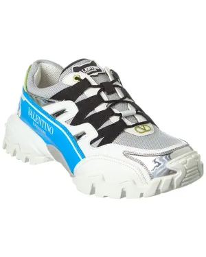 Valentino Mesh & Leather Sneaker