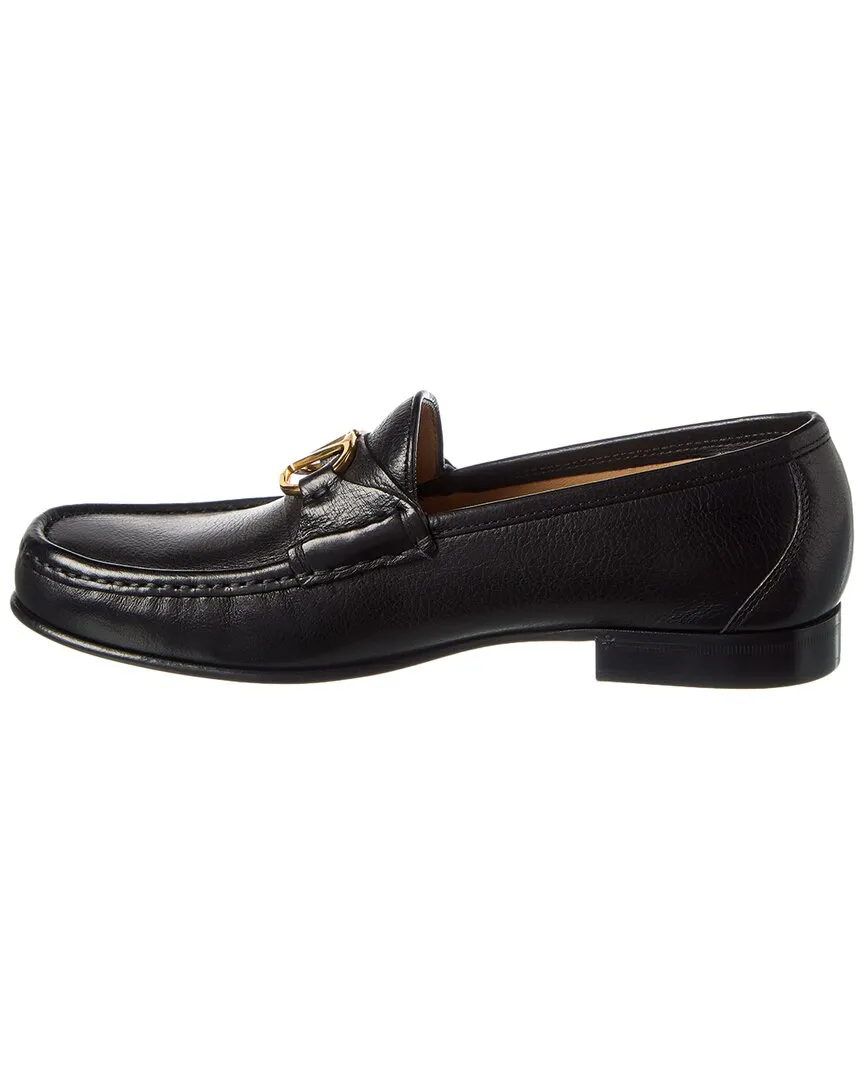 Valentino VLogo Signature Leather Loafer