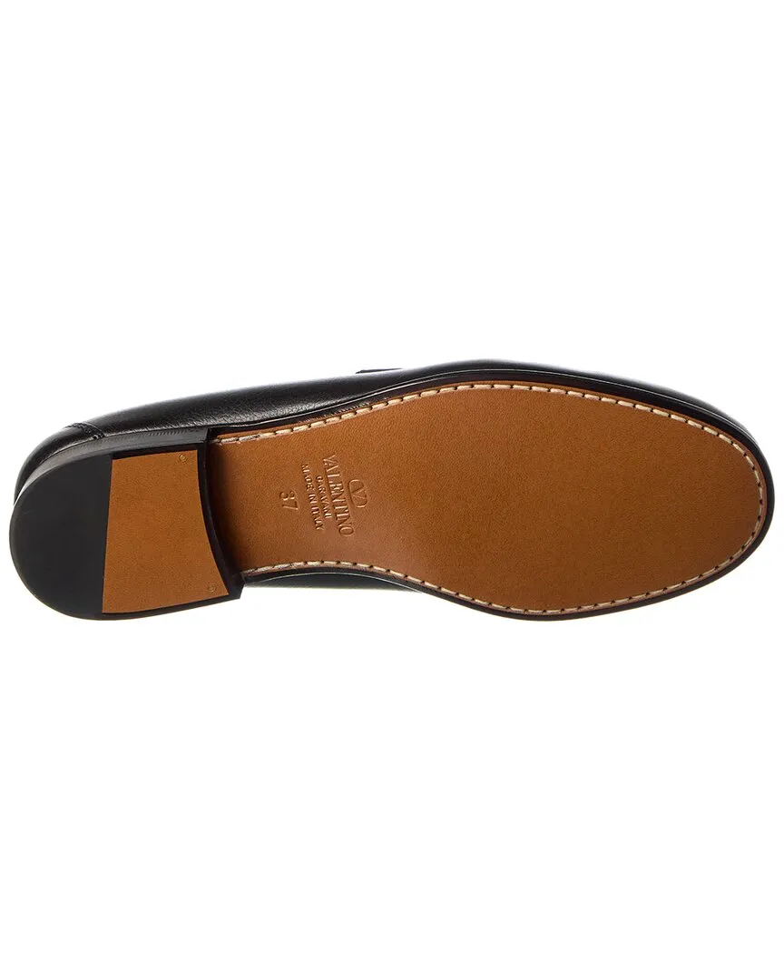 Valentino VLogo Signature Leather Loafer