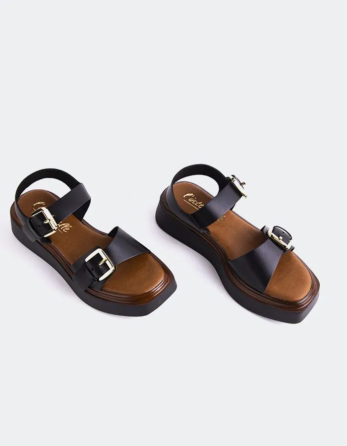 Varvara Black Leather
