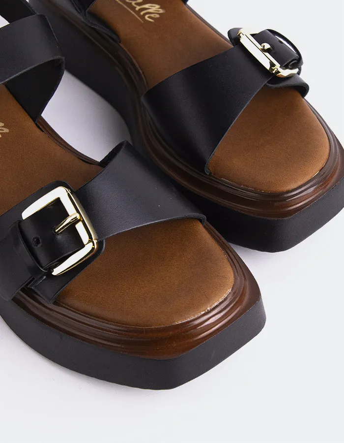 Varvara Black Leather