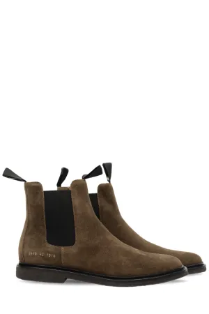 Waxed Suede Chelsea Boot